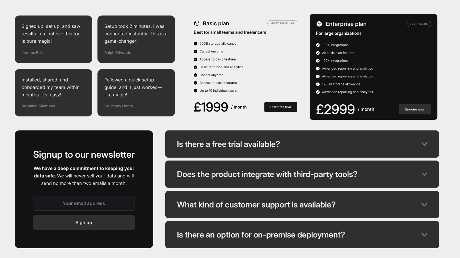 BastCo interface preview